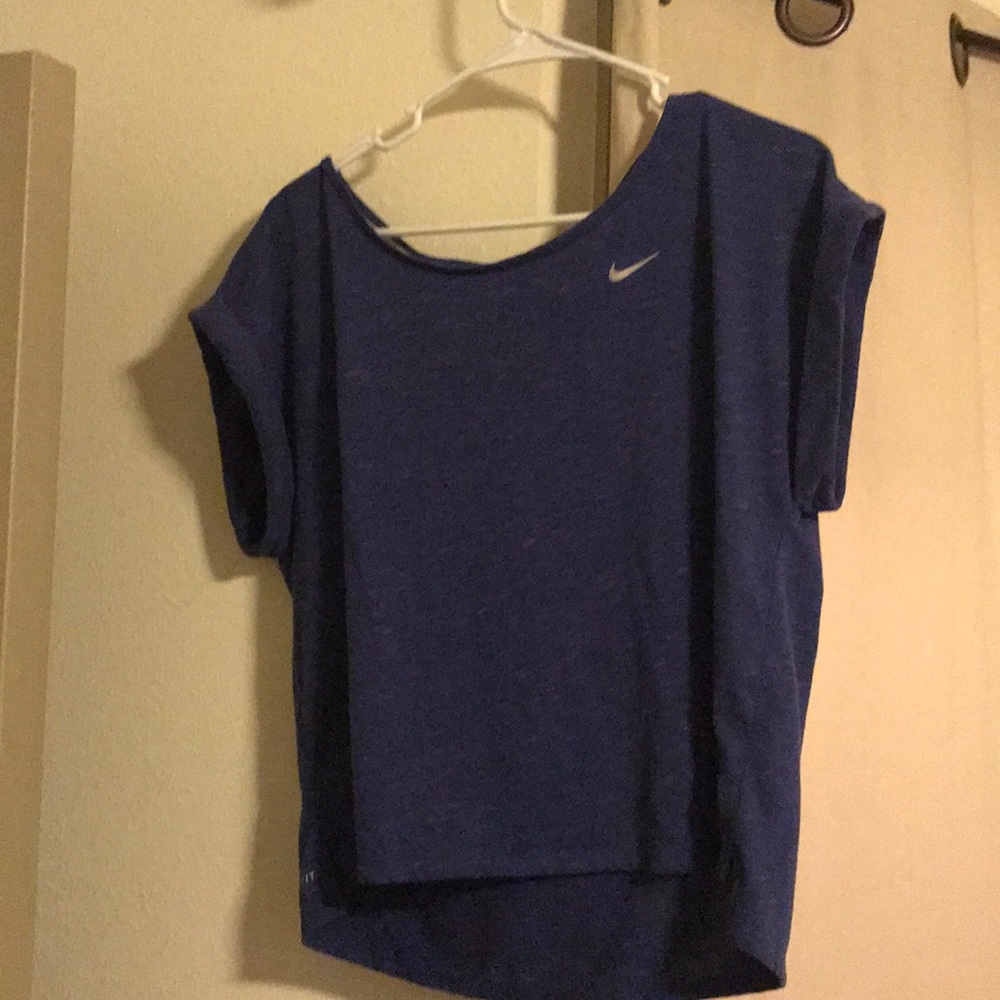 Purple workout top